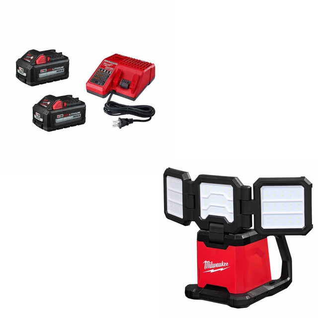 Milwaukee 48-59-1862S Battery/Charger Kit W/ FREE 2368-20 ROVER Light