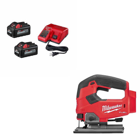 Milwaukee 48-59-1862S M18 XC6.0 Battery/Charger Kit W/ FREE 2737-20 Jig Saw