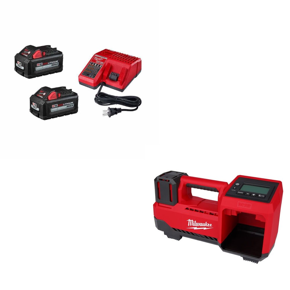 Milwaukee 2848-20 Tire Inflator Kit W/ 48-59-1862S Battery Kit