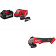 Milwaukee 48-59-1880 M18 XC8.0 Starter Kit W/ 2888-20 M18 FUEL 4-1/2"/5" Grinder