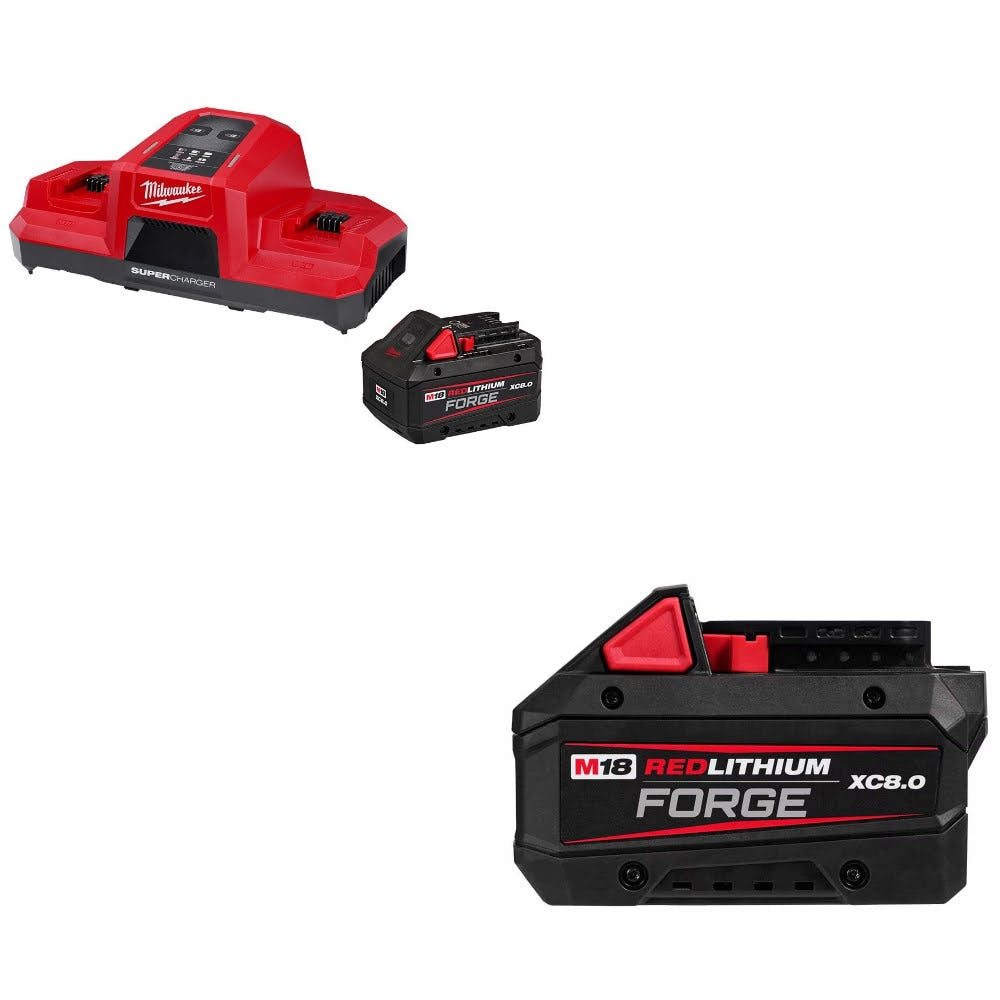 Milwaukee 48-59-1881SC M18 Starter Kit W/ FREE 48-11-1881 M18 XC8.0 Battery Pack