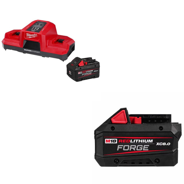 Milwaukee 48-59-1881SC M18 Starter Kit W/ FREE 48-11-1881 M18 XC8.0 Battery Pack