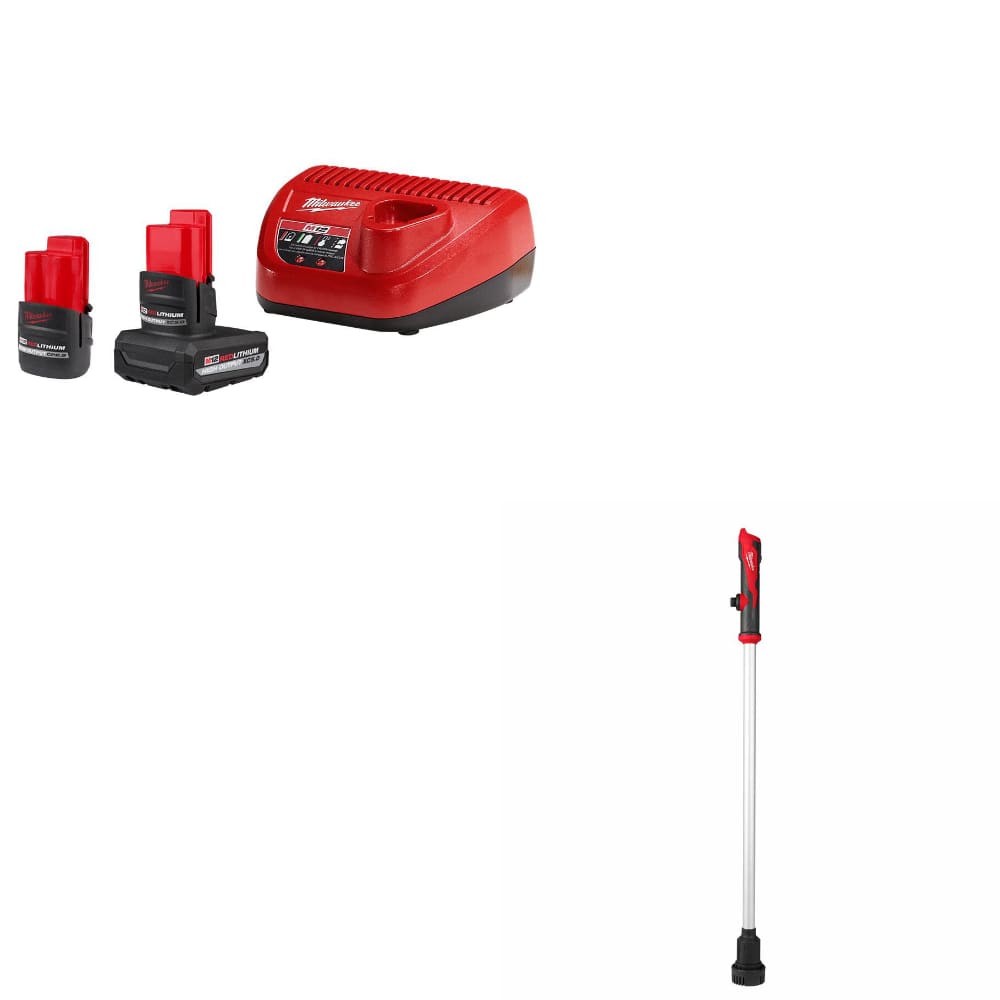 Milwaukee 48-59-2452S M12 Starter Kit w/ FREE 2579-20 M12 Stick Transfer Pump