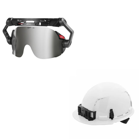 Milwaukee 48-73-1419 Eye Visor Kit W/ FREE 48-73-1200 Hard Hat
