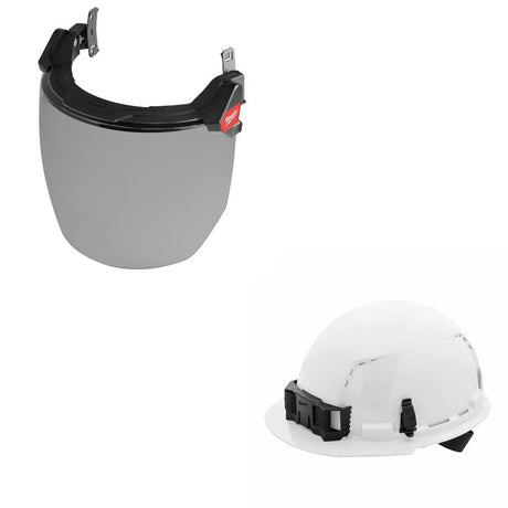 Milwaukee 48-73-1425 Full Face Shield Kit W/ FREE 48-73-1200 Hard Hat