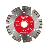 Milwaukee 49-93-7105 4 1/2" Diamond Universal Segmented-turbo Saw Blade - 2