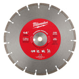 Milwaukee 49-93-7940 14" Diamond Premium Segmented Saw Blade - 2