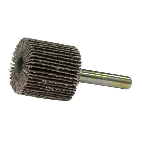Weiler 52005 1" x 1" Tiger Coated Abrasive Flap Wheel, 1/4" Stem, 120AO