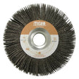 Weiler 53327 6" x 2" Tiger Coated Abrasive Flap Wheel, 1" A.H., 80 AO, Packs of 3