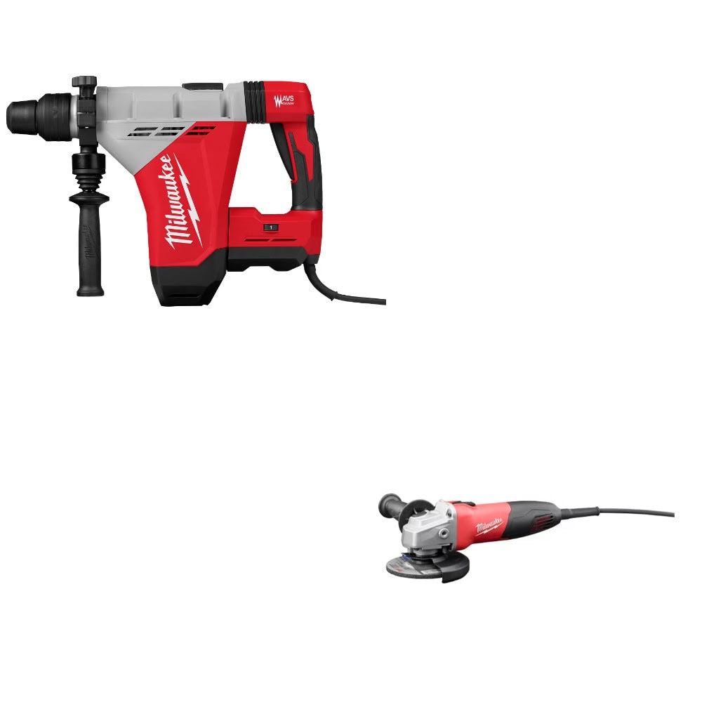 Milwaukee 5518-21 SDS Max Rotary Hammer Kit W/ FREE 6130-33 Grinder