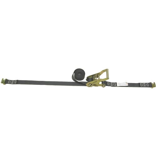 Lift All 60102 Loadhugger Tiedown Ratchet Assembly with Flat Hook, 1"x10' #1000