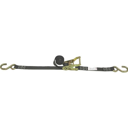 Lift All 60106 Loadhugger Tiedown Ratchet Assembly with S-Hooks, 1"x10' #1000 - 2