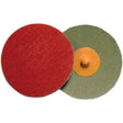 Weiler 60170 2" Blending Disc, Plastic Button Style, 36 Grit Ceramic, Packs of 100