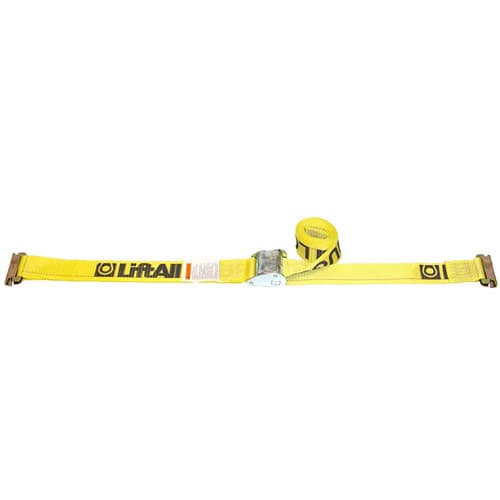 Lift All 60805 Loadhugger Tuff-Edge E-Track Assembly Cam Buckle, 2"x12' Yellow