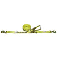 Lift All 61006 Loadhugger Tiedown Ratchet Buckle w/Stamped Snap Hook-Flat, 2"x30' #10000