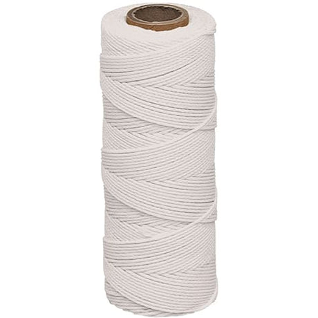 MarshallTown 622 16572 - Braided Nylon Mason's Line 250' White, Size 18 6" Core