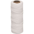 MarshallTown ML591 10239 - Braided Nylon Mason's Line 125' White, Size 18 4" Core