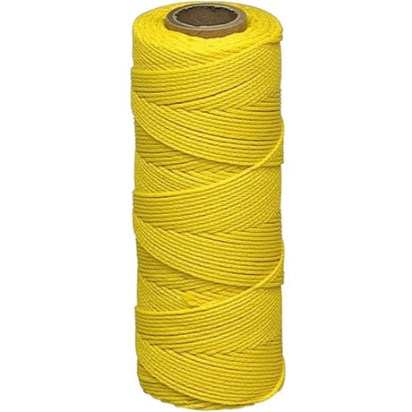 MarshallTown 624 16574 - Braided Nylon Mason's Line 500' Yellow, Size 18 6" Core