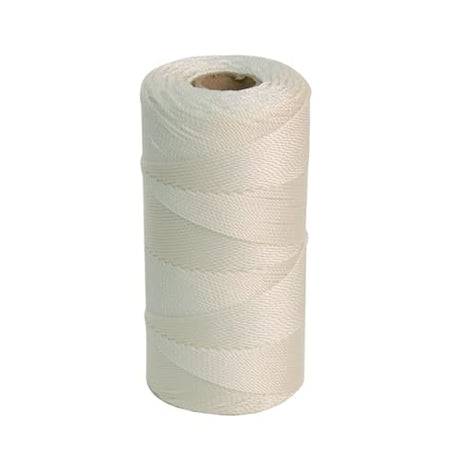 MarshallTown ML566 10201 - Twisted Nylon Mason's Line 250' White, Size 18 4" Core