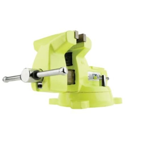 Wilton WL9-63187 1550, High-Visibility Safety Vise, 5" Jaw Width, 5-1/4" Jaw Opening