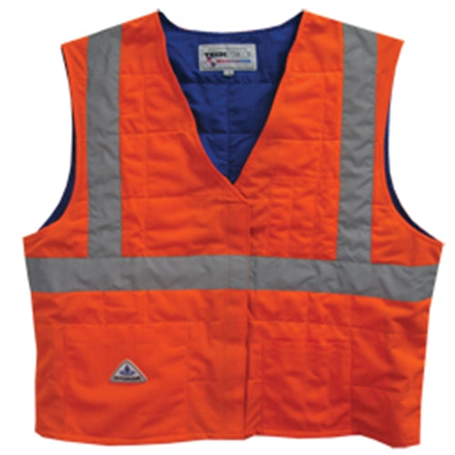 Techniche 6538-OR-SM Evaporative Cooling ANSI Class II Vest Small