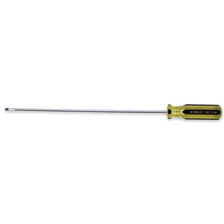 Stanley 66-118 100 PlusCabinet Slotted Tip Screwdriver 1/8" X 8"