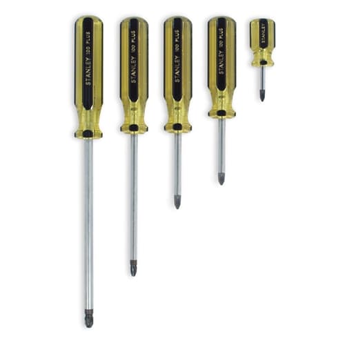 Stanley 66-156 100 PlusScrewdrivers Set - 5 Piece