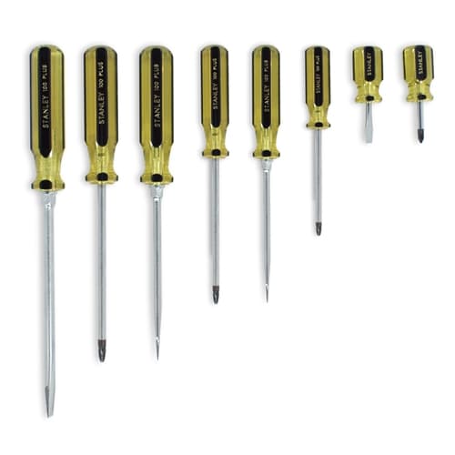 Stanley 66-158-A 100 Plus Screwdrivers Set - 8 Piece