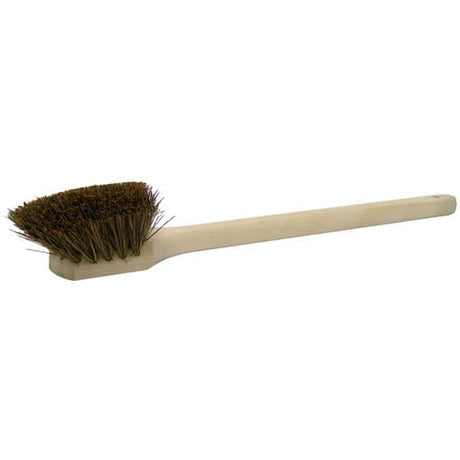 Weiler 72101 20" Utility Scrub Brush, Palmyra Fill, Long Handle, Wood Block, Packs of 12