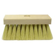 Weiler 73195 7" Roof Brush, One Threaded Handle Hole, White Tampico Fill