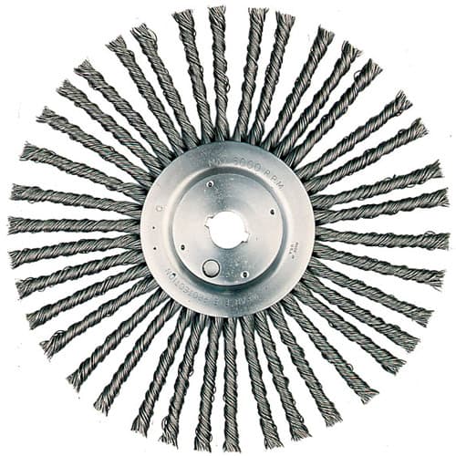 Weiler 94026 12" Cable Twist Wire Wheel, .035, 1" A.H., Packs of 2