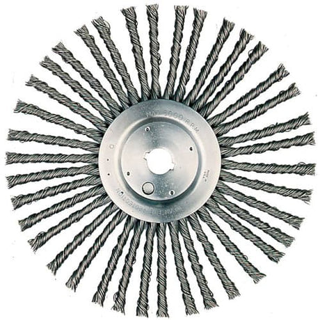 Weiler 94026 12" Cable Twist Wire Wheel, .035, 1" A.H., Packs of 2