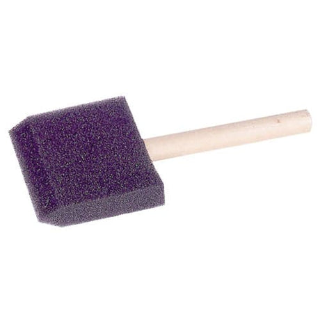 Weiler 99805 2" Foam Applicator Brush, 2-5/8" Length, Wood Handle, Packs of 50