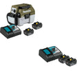 Makita ADCV11T Wet/Dry Vacuum Kit W/ BL1840BDC2X Battery and Rapid Optimum Charger Starter Pack
