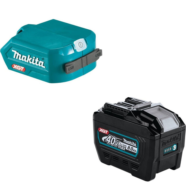 Makita ADP001G 40V max XGT Cordless Power Source W/ BL4080F 40V max XGT 8.0Ah Battery