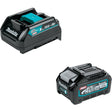 Makita ADP10 18V LXT Adapter for XGT Chargers W/ BL4040 40V max XGT 4.0Ah Battery