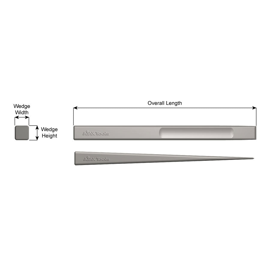 Ajax Tools 875 11" X 7/8" X 7/8" Pipe Wedge - 2