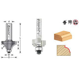 Amana 49604 1/4" R. X 1" D. X 1/2" X 1/4" Shk. Beading Router Bit - 3