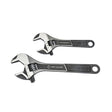 Crescent ATWJ2610VS 2 Pc. Wide Jaw Adjustable Wrench Set 6" & 10"