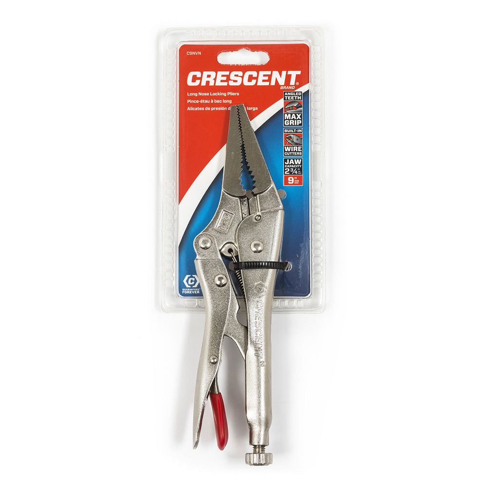 Crescent C9NVN 9" Long Nose Locking Pliers with Wire Cutter - 2