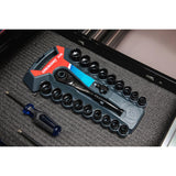 Crescent CX6PT20 20 Pc 3/8" Drive Pass-Thru X6™ Standard Spline Mech Tool Set - 4