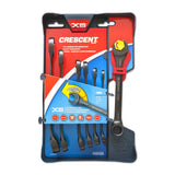 Crescent CX6RWM7 7 Pc. X6 Black Oxide Spline Open End Ratcheting Combo Met Wr Set - 2