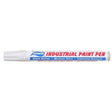 Aervoe 1227 White Medium Point, Felt Tip Heavy Duty Marking Pen