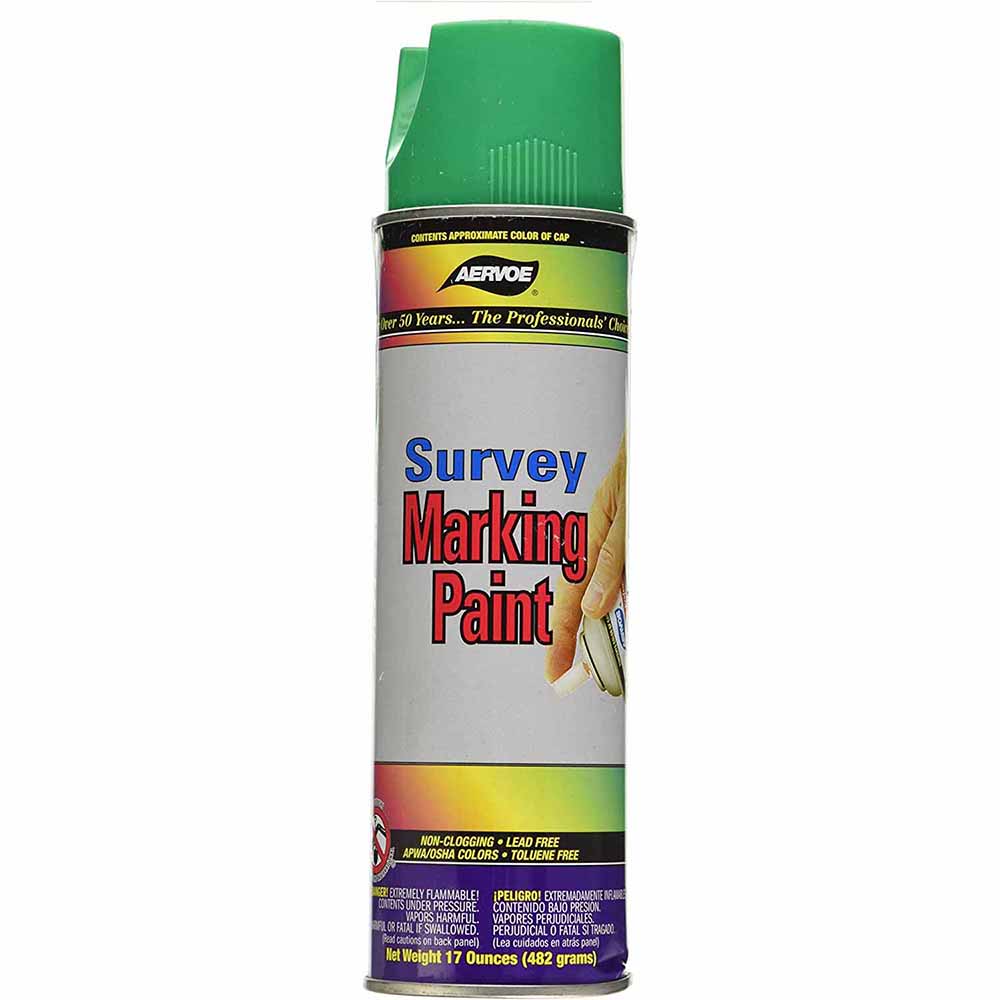 Aervoe 204 17 oz. Green Survey Marking Paint