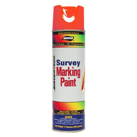 Aervoe 201 17 oz. Red Survey Marking Paint