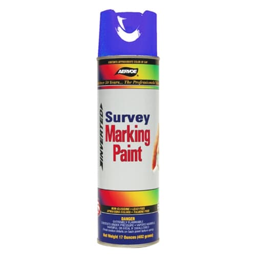 Aervoe 227 17 oz. Fluorescent Blue Survey Marking Paint