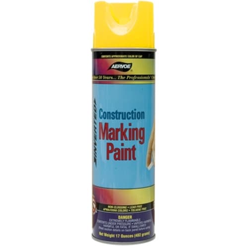 Aervoe 252 15 oz. Yellow Construction Marking Paint