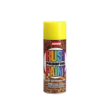 Aervoe 302 12 oz. Safety Yellow DTM Rust Proof Enamel Any-Way Paint