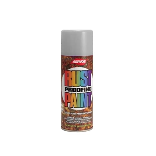 Aervoe 309 12 oz. Aluminum DTM Rust Proof Enamel Any-Way Paint