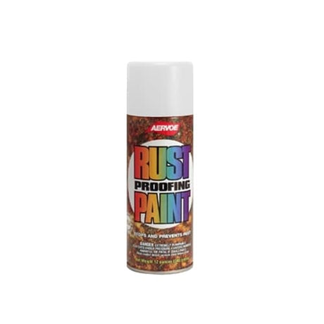 Aervoe 313 12 oz. Flat White DTM Rust Proof Enamel Any-Way Paint